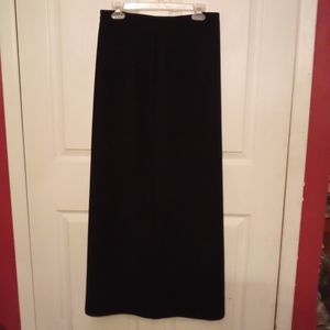 JS Collections NWT long black maxi skirt with slit